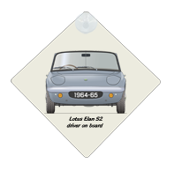 Lotus Elan S2 1964-65 Car Window Hanging Sign